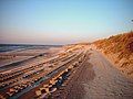 Beach and dike of Wangerooge