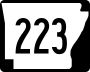 Highway 223 marker