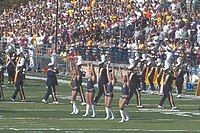 The Blugold Marching Band performs at Carson Park for UWEC's Homecoming '07