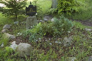 Grave of a Finnish warrior