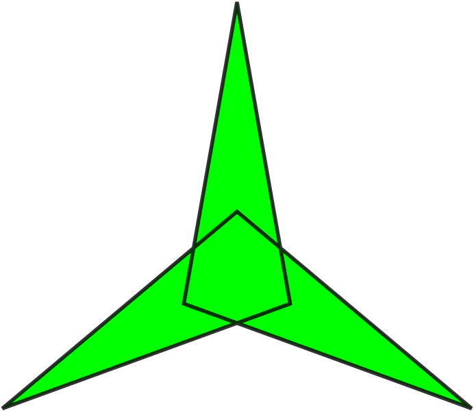 File:Intersecting isotoxal hexagon.svg