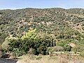 Dry landscape in Kythera.