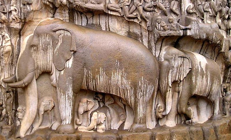 File:Mahabalipuram elephants.jpg