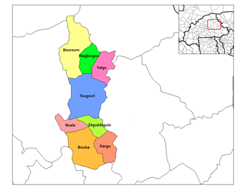 Dargo Department location in the province