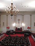 Interior of Park Street Church in Downtown Boston.