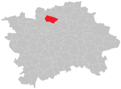 Location of Troja in Prague