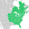 Symphyotrichum pilosum distribution map