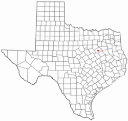 Location of Retreat, Texas