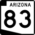 State Route 83 marker