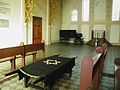 Interior of the funeral home