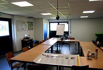 A class room for practical training.