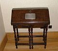 Dr Johnson's desk (in Broadgates Hall, Pembroke College, Oxford