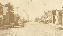 Main Street, Meservey, Iowa