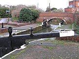 Firepool Lock, where the canal joins the River Tone