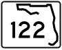 State Road 122 marker