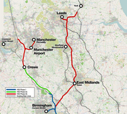 Original HS2 phase 2 plan pre-IRP.