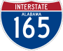 Interstate 165 marker