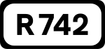 R742 road shield}}