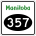 Provincial Road 357 marker