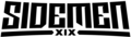 Black logo with the word "SIDEMEN" in all caps over two arrows pointing inward toward "XIX", the Roman numeral for nineteen (19)