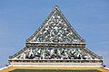 Gable of an ubosot in Chinese architecture