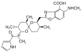 Chemical structure of A23187.