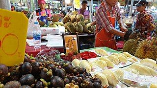 Fruit market in Bangkok