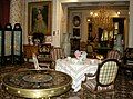 Cliffe Castle Museum, drawing room display, Reception Rooms.