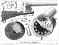 Image 1Louis Poyet [fr]'s engraving of the mechanism of the "fusil photographique" as published in La Nature (april 1882) (from History of film technology)