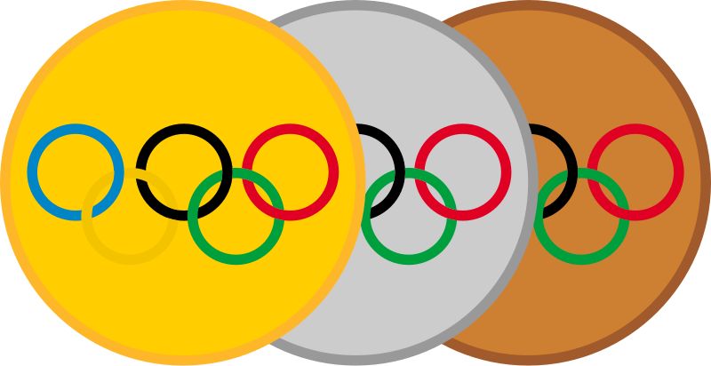 File:GoldSilverBronze medal olympic.svg