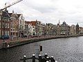 View of downtown Haarlem with the old weigh house in the middle