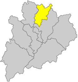 Location in Meizhou