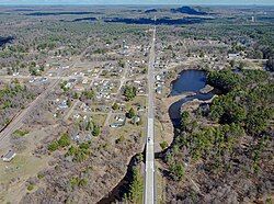 Wis-95 and US-12 junction in Merrillan