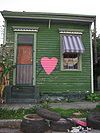 A modest shotgun house in New Orleans