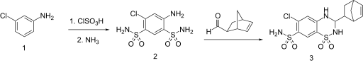 File:Cyclothiazide synthesis.svg