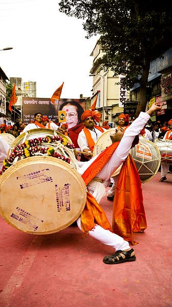 File:Dhol Tasha Player.jpg