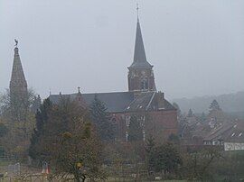 The church in Saint-Rémy-en-l'Eau