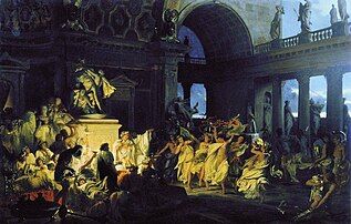 Roman Orgy at Caesar's Time, 1872