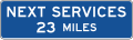 D9-17P Next services (distance) (plaque)