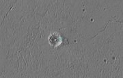 Opportunity landing site, lander, as imaged by MRO (November 29, 2006)