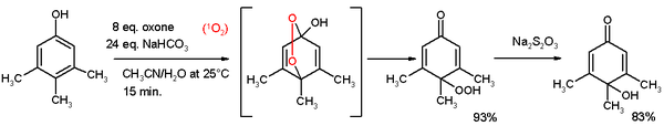 Oxone phenol dearomatization