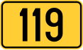 State Road 119 shield}}