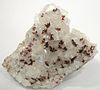 Clusters of ruizite on calcite from South Africa