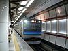 Part of the Seneseki Line platforms and tracks at Sendai Station in 2007