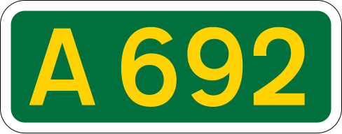 File:UK road A692.svg