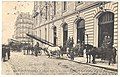 1895 - Firefighters of Paris: Horse-drawn departure as part of the reorganization of A. C. KREBS with the Durenne & Krebs steam pump (1888 model) visible in the background.