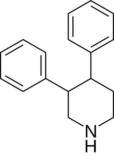 File:3,4-Diphenylpiperidine.svg