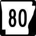 Highway 80 marker