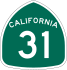 California State Route 31 shield