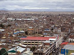 Juliaca, the capital of the San Román Province